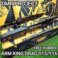 KING DRAG Y15/Y16 ARM ALLOY KING DRAG 100%ORIGINEL KING DRAG ARM Y15 SWING ARM ALLOY Y15ZR (FREE GIF