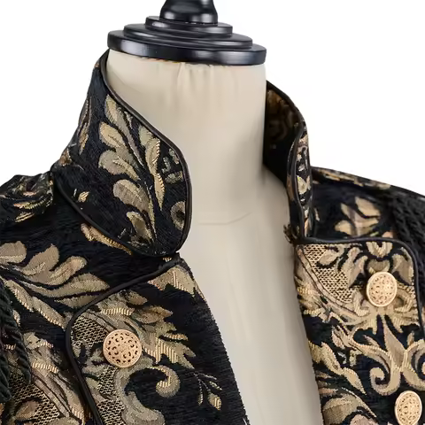 Tudor Elizabeth Period Women Victorian Queen Jacket Renaissance Pirate Colonial Royal Coat