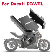 For DUCATI DIAVEL 2011-2015 XDiavel S Diavel 1260 1200 Accessories Motorcycle Handlebar Back Mirror Mobile Phone Holder