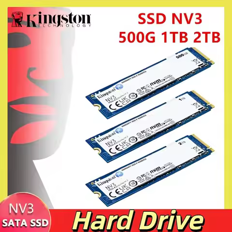 Kingston NV3 SSD 1TB 2TB 4TB 500GB NVMe PCIe Gen 4.0x4 Solid State Drive M.2 2280 Internal SSD Nvme 