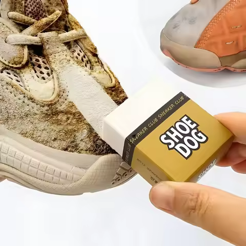 Portable Shoe Eraser Cleaner for Sneakers, Suede & Leather - Waterproof Decontamination Gum for Whit
