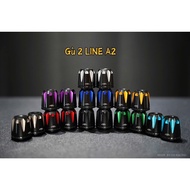 Gù 2LINE A2 Ghracing chính hãng -  gắn được mọi dòng xe máy (cặp)