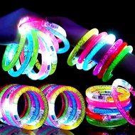 10/20/50PCS LED Acrylic LED Glow Stick Bracelet Concert Support Fluorescent Bracelet Holiday Party B