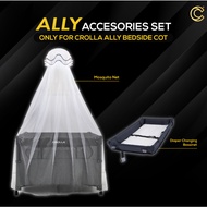 Crolla Ally Baby Playpen Accessories (Diaper Changer & Mosquito Net)