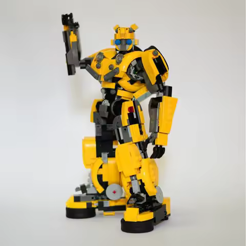 865Pcs Moc-10338 Bumblebee 2018 - Alternate Build Robot Building Blocks Transformationed Autobot Toy