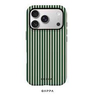 Striped Pattern Fashion Phone Cases 1pc Green Striped Design Phone 17 Pro Max Case, Fits 16 Pro Max,