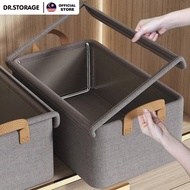 DR.STORAGELargeCapacityFoldableClothesStorageBoxwithSteelFrameClothesOrganizerStorageBoxForStoringCl