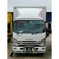 ISUZU NPR81UKH @ LORRY AIRFOIL / WIND DEFLECTOR / AIR CUTTER/ WIND BREAKER/TOPI LORI