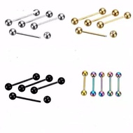 Barbell piercing tongue earring/ tongue barbell/ eyebrow earring/ lip earring lip barbell/ ear barbe