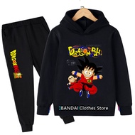 Anime Dragonballz Hoodie Set for Boys Clothes Kids Hoodies Anime Clothes Goku Hoodie Girls Sweatshirt Children 3-14y