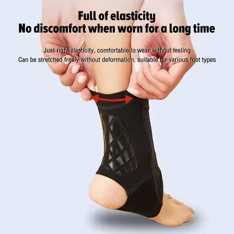 1PC One-piece Ankle Brace Support Compression Ankle Wrap Support for Fitness Running Outdoor Sports 