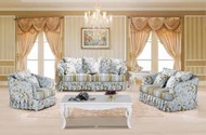 【大熊傢俱】A50 玫瑰系列歐式 絨布沙發 歐式沙發 美式皮沙發 皮沙發 布沙發