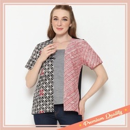 Korean Style Premium Women's Fashion, Trendy, Good Material, Sport Bhatara Batik Blouse for Women, M