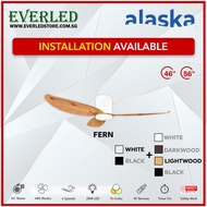 [Installation Available] ALASKA Fern III 46"/56" DC Ceiling Fan (Dimmable) (with 20w Samsung Tri-Color LED and Remote)