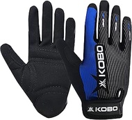 Kobo CTG-02-LARGE Weight Lifting Gym Gloves Full Finger Hand Protector for Cross Fitness and Functio