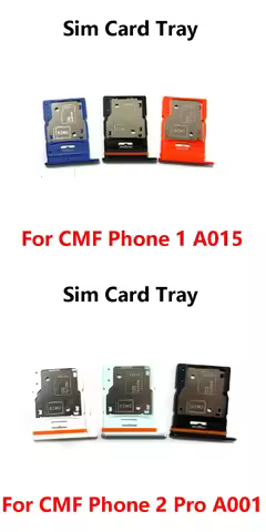 For Nothing CMF Phone 1 2 Pro 5G A015 A001 SIM Card Tray Slot Holder Adapter Socket Repair Parts