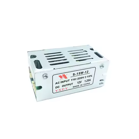 Mini Size LED Switching Power Supply 12V 1.25A 15W Lighting Transformer Power Adapter AC100V 110V 12