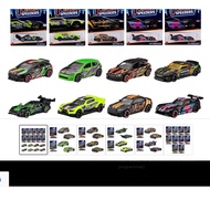 Hot Wheels Neon Speeders 2024 Series Collections Toyota Celica ,Datsun S10,Nissan Skyline, Mazda RX-7,95 Mirsubishi