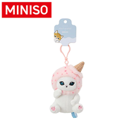 MINISO名創優品MOFUSAND【正版授權】雪糕系列主題款毛絨掛件(粉色頭套)