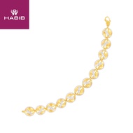 HABIB 916 Yellow and White Gold Bracelet B66810223