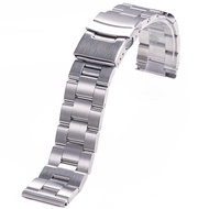 Straight End Watch Band for Seiko 5 SKX007 SKX009 SKX013 Strap Solid Oyster Solid 316L Stainless Steel Bracelet