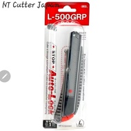 NT Cutter L-500GRP Heavy Duty Aluminium Auto Lock Pisau Japan