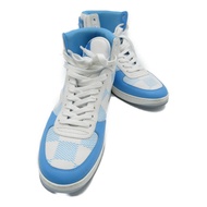 路易威登 鞋履 運動鞋 平底帆布 白色 藍色 二手男士尺寸 8
