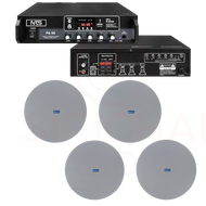 ชุดเครื่องเสียงร้านสปา NTS รุ่น PA4 ร้านขนาดเล็ก (เพาเวอร์1ลำโพง4)