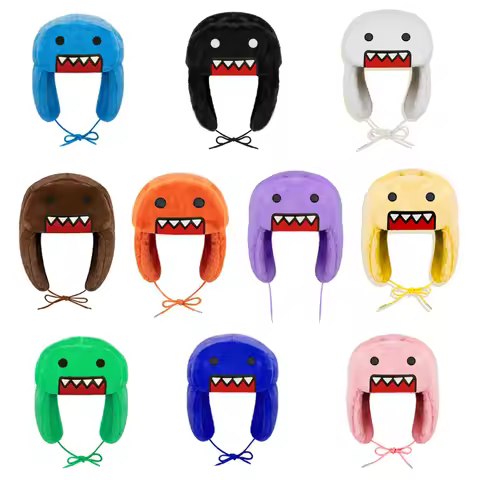 Tama Kun Official website Console Nasi Warm Ushanka Hat Cute Winter Hat for Boys Girls Kids Cartoon 