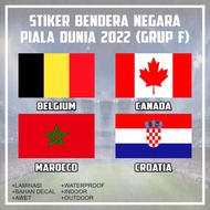 Belgium Canada Croatia Marocco Fifa World Cup Group F Flag Flag Sticker