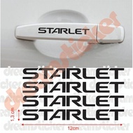 Cutting Sticker Door Handle Car Door Handle Toyota Starlet Sticker