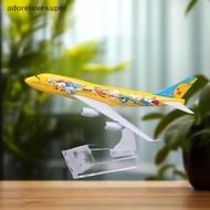 AD1MY 1/400 Scale ANA Boeing B747 Diecast Metal Aircraft Model, 16cm Martijn