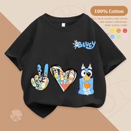 COD Baju Budak Lelaki & Perempuan T-Shirt Gambar Dog Kartun, Lembut & Bergaya