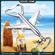 Combat Aircraft Keychains Metal Bottle Opener Keyring Men Holder Trinket Waist Buckle Pendant