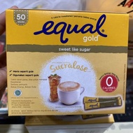 Equal gold sweet like sugar 50 Sachets/Energy Free sweet