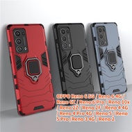 For OPPO Reno 6Z Reno 6 Reno 6 Pro Reno 2F / Reno 2z / Reno 10X Reno 5 / Reno 5 Pro / Reno 4 Reno 4 Pro Reno 3 Reno 2 Hard Armor Shockproof Magnetic Ring Stand Holder Phone Case