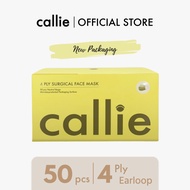 Callie 4 Ply Earloop Medical Face Mask - Neutral Beige (50 pcs) Medical Mask Surgical Mask