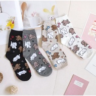 Korean Socks - Dog Scattered Animal Socks - Iconic Socks