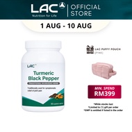 [Expiry Jun 2028] LAC Turmeric Black Pepper Caplets Supplement  (60 Vegetable Caplets) 01404390