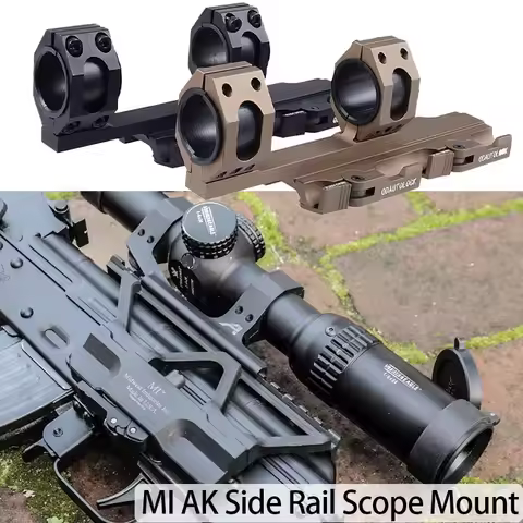 MI AK Side Rail Scope Mount Optical Sight Mount GEISSELE AD Long Version Integrated Fixture For 11mm