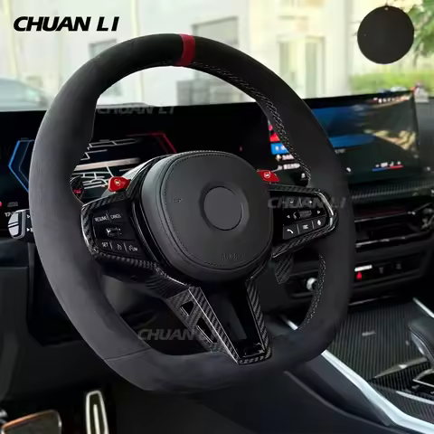 Carbon Fiber Leather CS Steering Wheel for BMW G30 G31 G32 G20 5 6 7 8 Series M3 M4 M5 ACC Heated M 