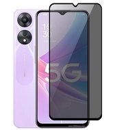 OPPO A78 A58 Anti Spy Privacy Full Tempered Glass Screen Protector