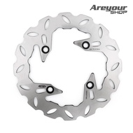 Areyourshop จานเบรคโรเตอร์หลังดิสก์เบรกด้านหลังรถจักรยานยนต์สำหรับฮอนด้า Honda Forza Jazz Foresight