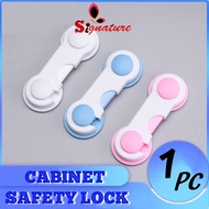 Baby Safety Lock Non Adjustable Drawer Lock Safety Multi-function Child Cupboard Cabinet Door Security Closet Bi-fold