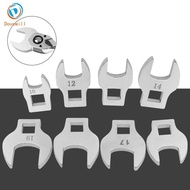 Dovewill 8 Pieces 3/8 Inch Drive Crowfoot Wrench Set Tools for Mechanics 10 to 19mm