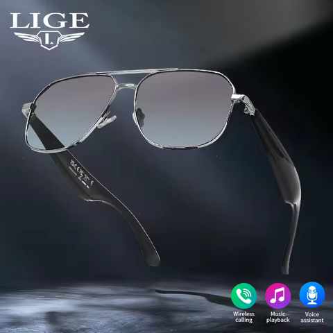 GY100 Smart Glasses 100+ Online Language AI Automatic Dialogue Translation Bluetooth Glasses With Sp