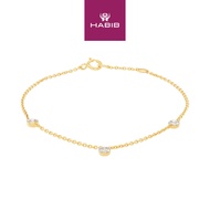 HABIB Diamond Bracelet in 375/9K Yellow Gold 681420324
