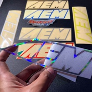 Sticker Stiker AEM Sticker MOBIL Cutting