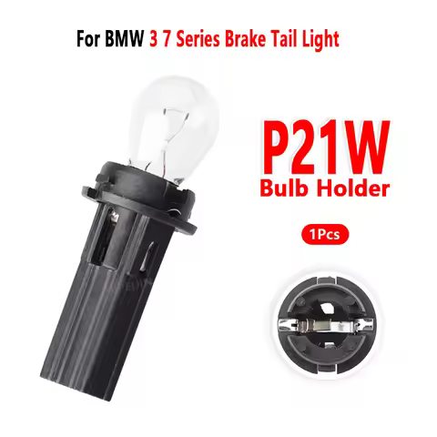Car P21W Bulb Holder for BMW 3 7 Series E36 E38 Brake Tail Light Socket Base Accessories 1 Pcs