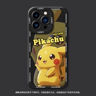 Pokemon Silicone Phone Case for Apple iPhone 15 17 pro Max 16 Series 14 Xs Max Xr Se Pikachu 8 plus 